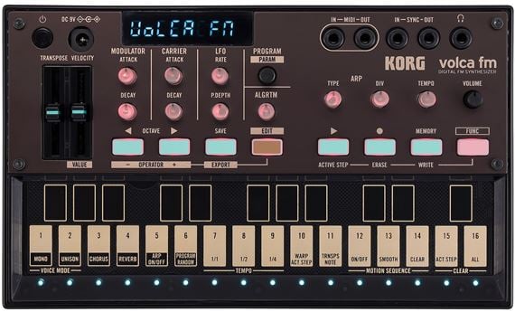 Korg Volca FM 2 Digital Synthesizer Front View