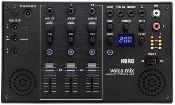 Korg Volca Mix Analogue Performance Mixer Front View