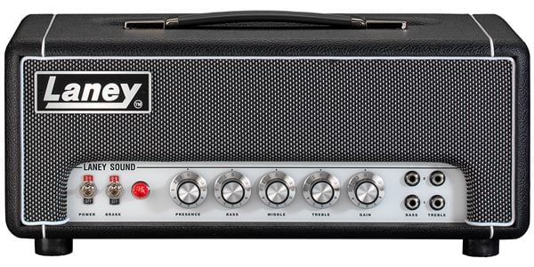 Laney LA Studio Recording Guitar Amplifier Head with Two-Notes 3 Watts Front View