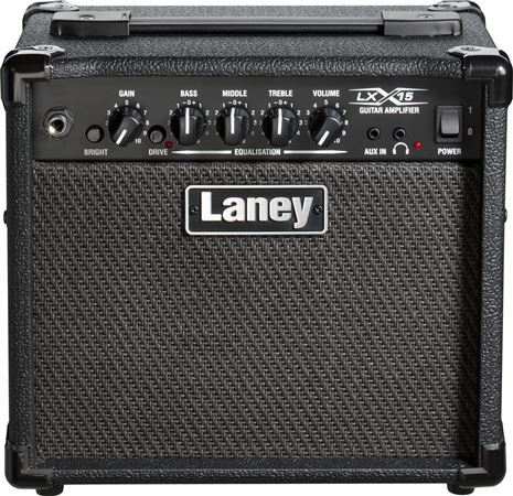 Laney LX15 Electric Guitar Combo Amplifier 2x5" 15 Watts Front View