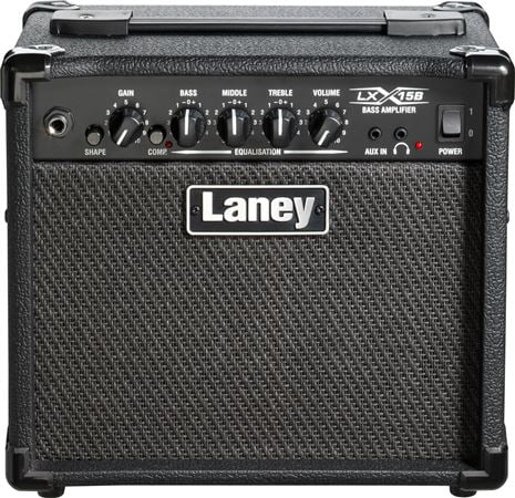Laney LX Bass Combo Amp 2x5" 15 Watts Front View