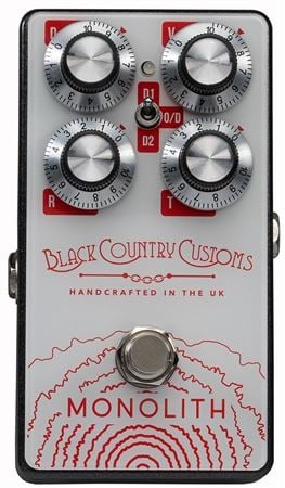 Laney Monolith Black Country Custom Distortion Pedal Front View
