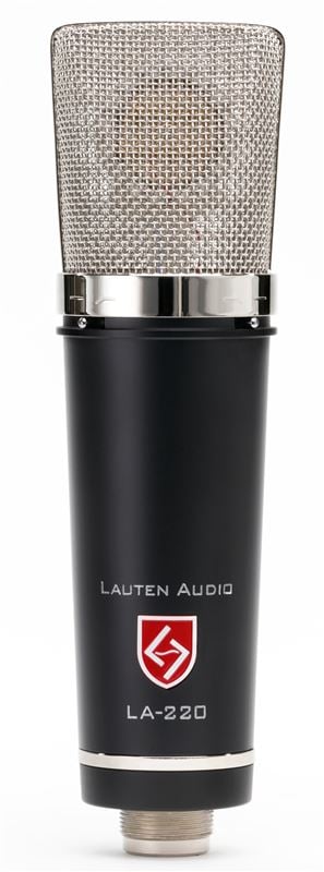 Lauten Audio LA220 V2 Large Diaphragm Cardioid Condenser Microphone Front View