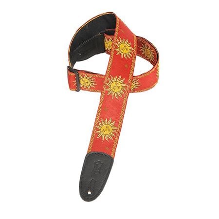 Levys Polyester/Vinyl New Age Sun Red Strap Front View