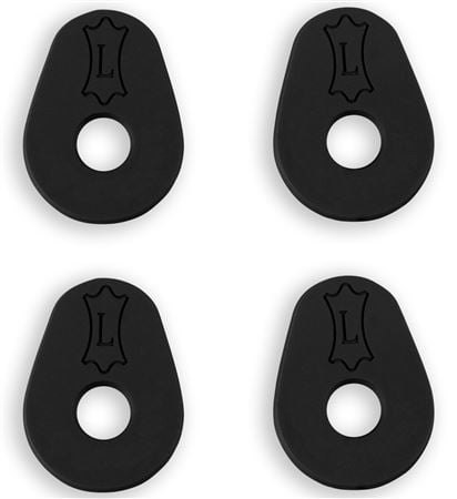 Levys Rubber Guitar Strap Blocks 2-Pair Front View