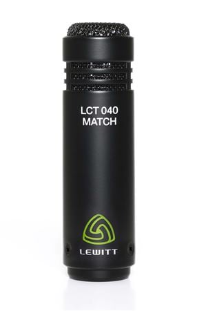 Lewitt LCT 040 MATCH Small Diaphragm Condenser Microphone Front View