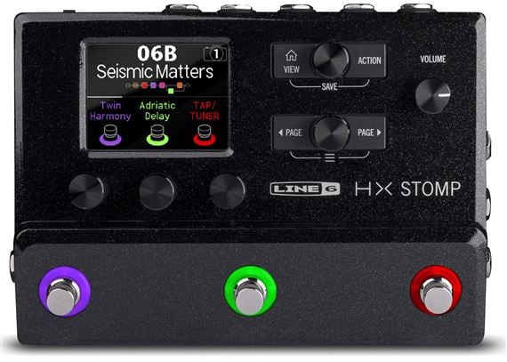 Line 6 HX Stomp Multi Effects Processor Front View