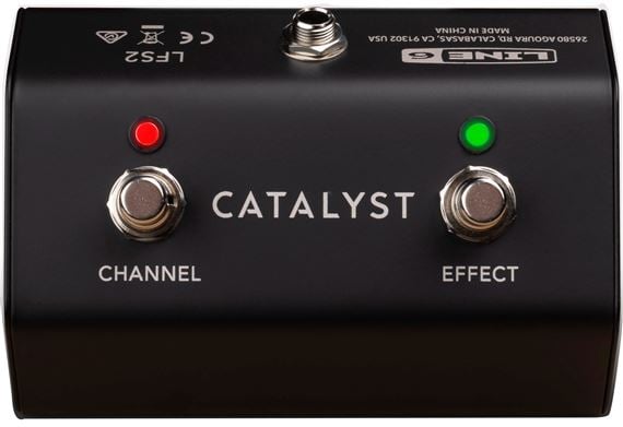 Line 6 LFS2 Catalyst 2-Button Footswitch Front View