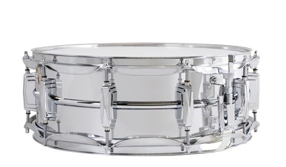 Ludwig LM Series Aluminum Snare Drum Front View