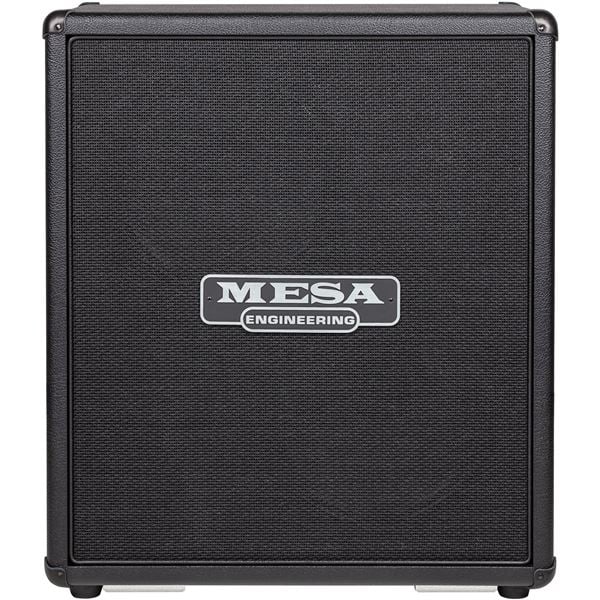 Mesa Boogie 2x12 Rectifier Diagonal Cabinet Black Bronco Front View