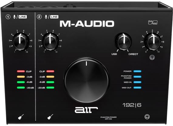 M-Audio Air 192/6 USB Audio Interface Front View
