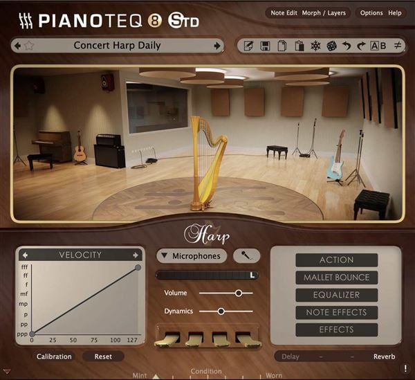 Modartt Pianoteq Harps for Pianoteq Download Front View