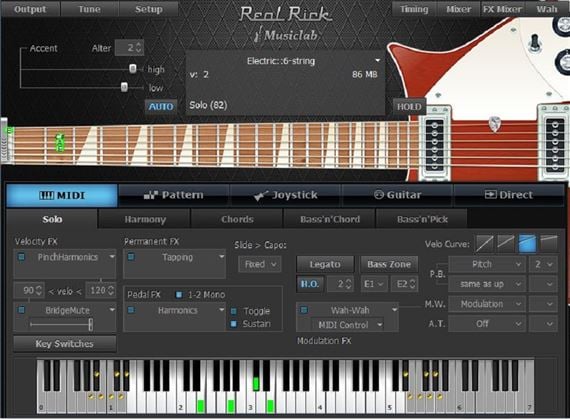 MusicLab RealRick Guitar Plugin Download Front View