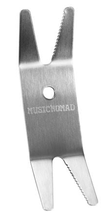 Music Nomad MN224 Premium Spanner Wrench with Microfiber Suede Backing Front View