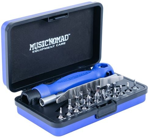 Music Nomad MN229 Premium Guitar Tech Screwdriver and Wrench Set Front View