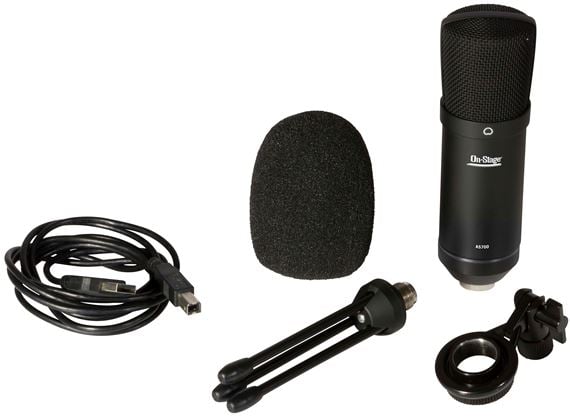 On Stage AS700 USB Condenser Microphone Front View