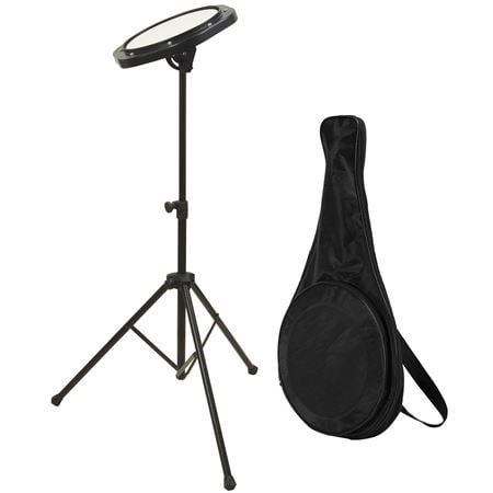 On Stage DFP5500 Drum Practice Pad with Stand and Bag