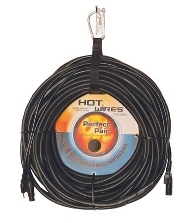 Hot Wires MP Combo Power and Audio Powered Speaker XLR Cable
