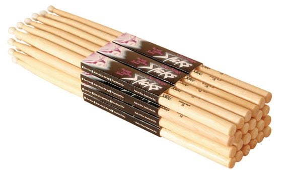On Stage 5B Maple Drum Sticks Front View