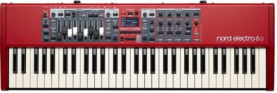 Nord Electro 6D 61 Keyboard with 61 Key Semi Weighted Waterfall Keybed