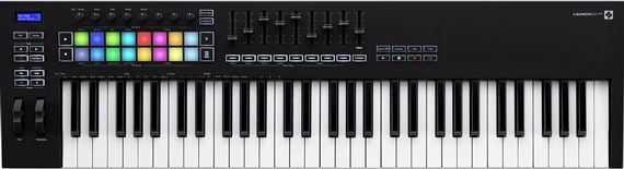 Novation Launchkey 61 MK3 USB Keyboard Controller Front View