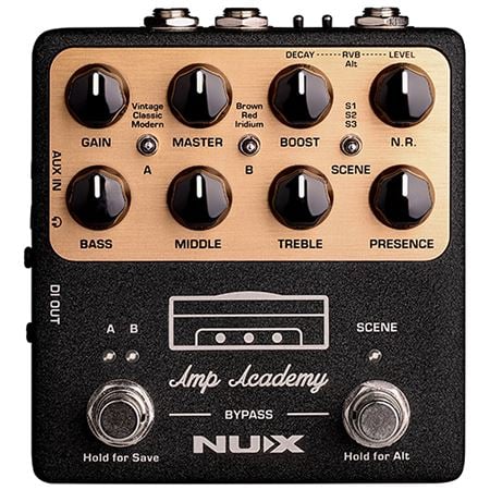 NUX Amp Academy Stomp Box Modeler and IR Loader Front View
