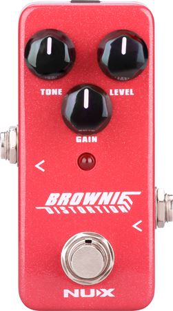 NUX Brownie Distortion Pedal Front View