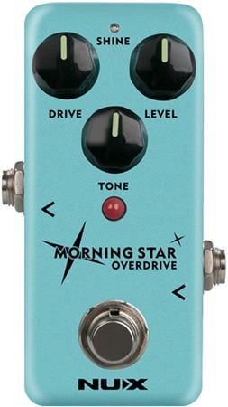 NUX Morning Star Blues Breaker Style Overdrive Pedal Front View