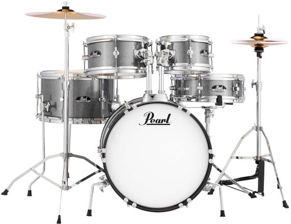 Pearl Roadshow Jr 5-Piece Complete Drum Set Front View