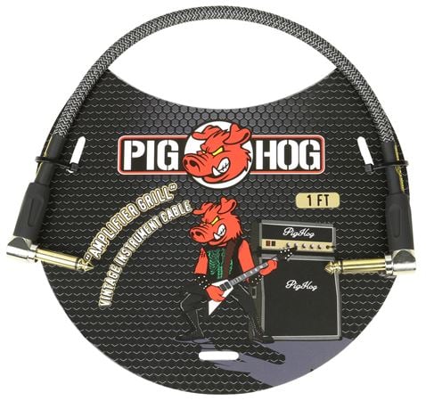 Pig Hog Right Angled Patch Guitar Pedal Cable