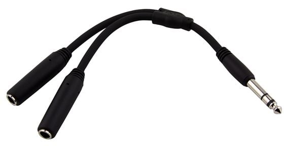 Pig Hog Solutions Stereo Male to Dual Stereo Female Y Cable