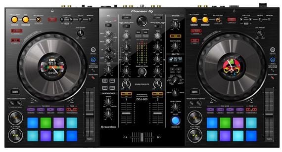 Pioneer DDJ800 Performance DJ Controller Front View