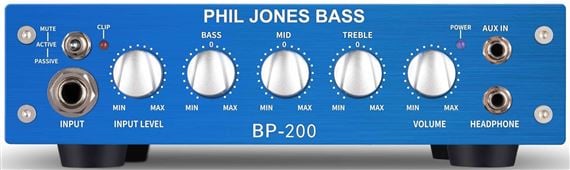 Phil Jones Bass BP 200 Bass Guitar Head 200 Watts Front View