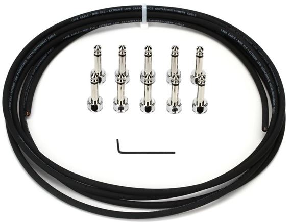 Lava Cable LCPTKTR Piston Solderless Pedal Patch Cable Kit Black