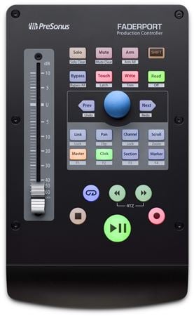PreSonus FaderPort V2 Single Fader USB DAW Control Surface Front View