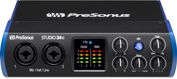 PreSonus Studio 24c USB-C Audio Midi Interface