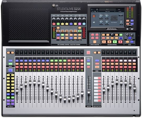 PreSonus StudioLive 32SX 32-Channel Digital Mixer Front View