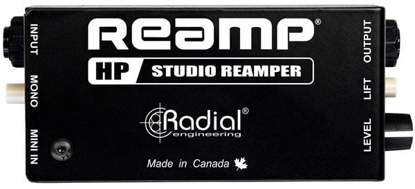 Radial Reamp HP  Reamper For Computer Interface Front View