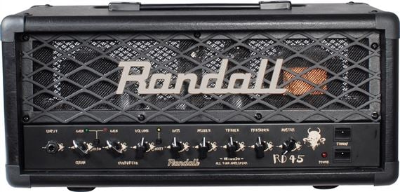 Randall RD45H Diavlo Tube Guitar Amplifier Head Front View
