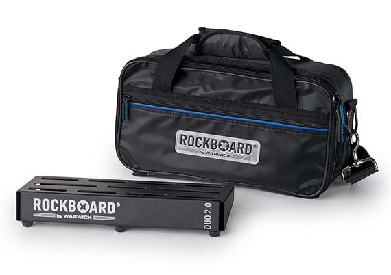 RockBoard DUO 2.0 Pedalboard with Gig Bag Front View