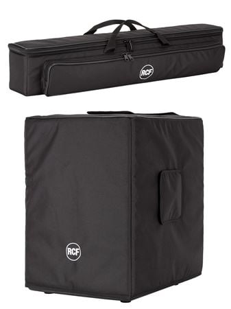 RCF Evox 12 Vinyl Cover and Bag Set Front View