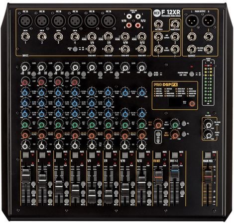 RCF F 12XR 12-Channel USB Mixer With Effects