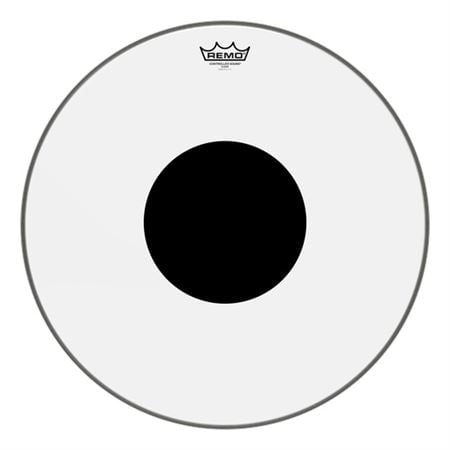 Remo CS Bass Drum Head Clear Black Dot 20 Inch