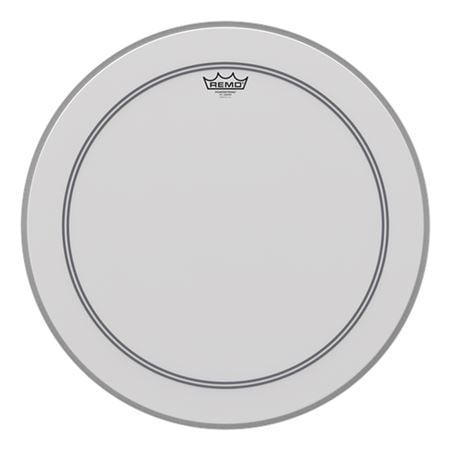 Remo Powerstroke 3 Bass Drum Head Coated 22 Inch Front View