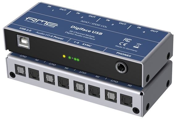 RME Digiface USB Digital Audio Interface Front View