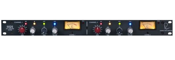 Rupert Neve Designs 5025 Dual Shelford Microphone Preamp Front View