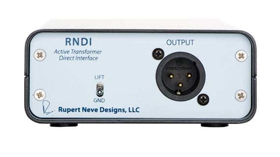 Rupert Neve Designs RNDI Active Transformer DI Front View