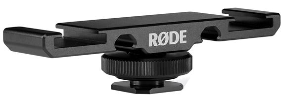 Rode DCS-1 Dual Cold Shoe Mount for Wireless GO Front View