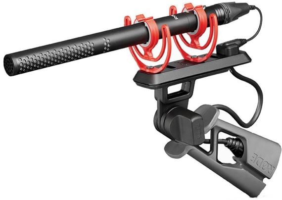 Rode NTG5 Kit Condenser Shotgun Microphone With PG2-R And Windsheild Front View