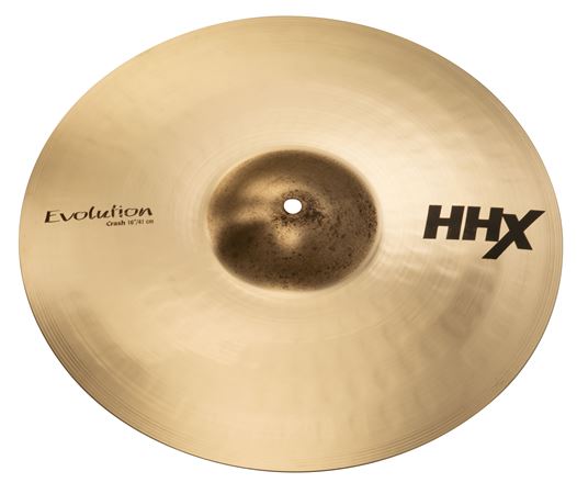 Sabian HHX Evolution Crash Cymbal Brilliant Finish Front View